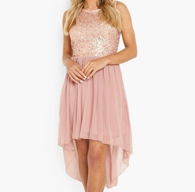 Dip hem bridesmaid best sale dresses