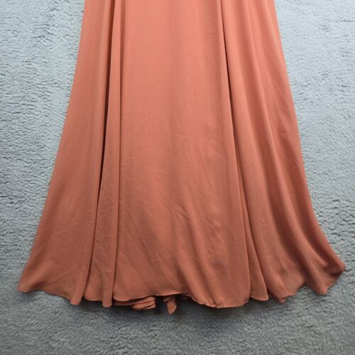 Maxi Vestido Babydoll de Gasa Naranja Quemado Gris Baile de graduación Birdie Para Mujer - Imagen 3 de 17