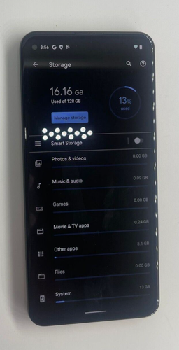 Google Pixel 5a 128GB Mostly Black Unlocked - Picture 3 of 8