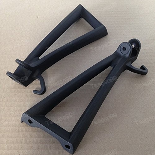 Rear Passenger footrest Foot Pegs Bracket Fit For Yamaha YZF R6 2006-2016 Black - Picture 3 of 5