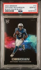 2023 Panini Obsidian Anthony Richardson #17 Black Color Blast PSA 10 (RC) 🔥