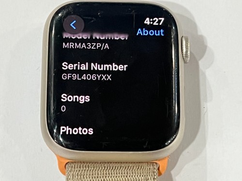Apple Watch Series 9 45mm (GPS + Cellular) Aluminium - Model : Mrma3zp/a / a2984 - Photo 4 sur 18
