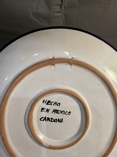 Mexican Talavera  Plate  Decorative  11.5 Diameter - Picture 3 of 4