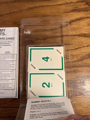 Rummy Roots English Vocabulary Building Games COMPLETE, Excellent! - Picture 6 of 6