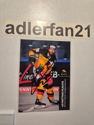 DEL 20-21 2020-2021 SIGNIERT Matthias Plachta DEB Adler Mannheim