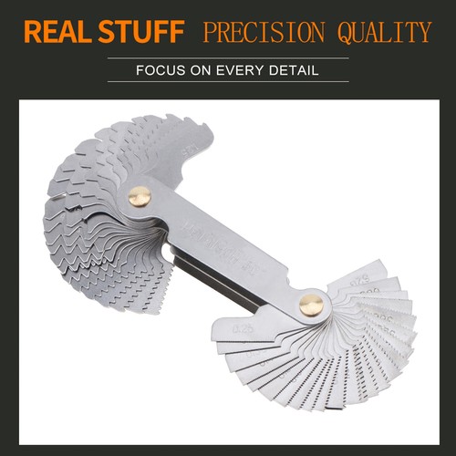 55 Degree Metric 60 Degree Thread Pitch Gauges Kit Screw Thread Pitch Tool New - Picture 7 of 12