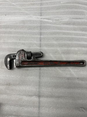 #ad #ad Ridgid 14” Pipe Wrench rigid Ridge Tool Co. Made In USA. $25.20