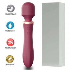 Handheld Massager 20 Speed Wand Vibrating Massage Magic Full Body Therapy Motor