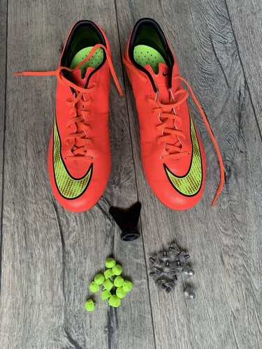 Nike Mercurial Vapor X Veloce Red Punch Football Soccer Boots Cleats US8.5 - Picture 6 of 23