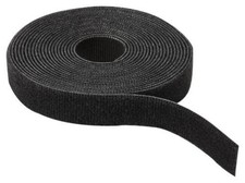 1pc Hook & Loop Fastener, Grip Tie Roll, 0.75" W x 15' L, PA6/PE, 0.75 