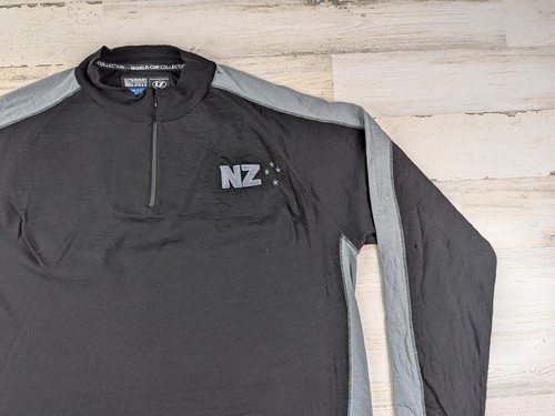 Rugby WM 2011 Pullover Herren XXL Merinowolle Neuseeland Quarter Zip* - Bild 6 von 17