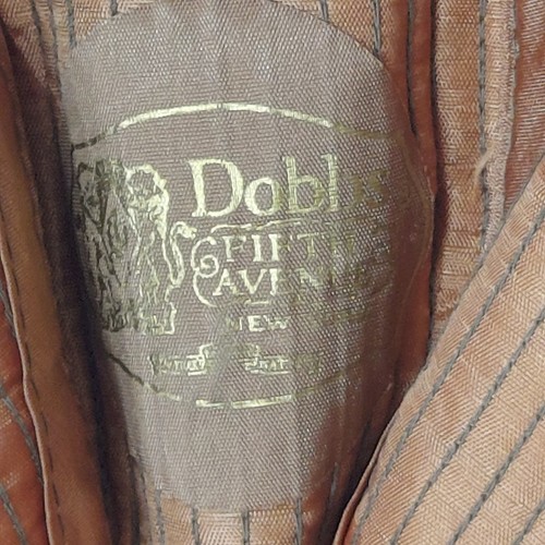 Dobbs Fifth Avenue Fedora Hat Tweed Khaki Black Size 7 1/8 Vintage GrandpaCore - Picture 10 of 14