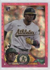 2023 Topps Chrome Logofractor Edition Pink Refractor /199 Esteury Ruiz #99 11jv