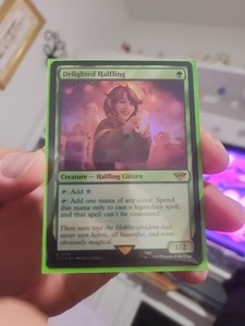 Delighted Halfling #158 (Foil) Lord of The Rings Magic: The Gathering Card MTG