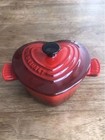 Le Creuset Lamcan d'Amour Heart Shape (Cherry Red)