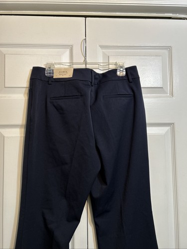 NWT Ann Taylor Pants Curvy Through Hip & Thigh Boot Leg Trousers Blue Size 10 - Picture 9 of 13