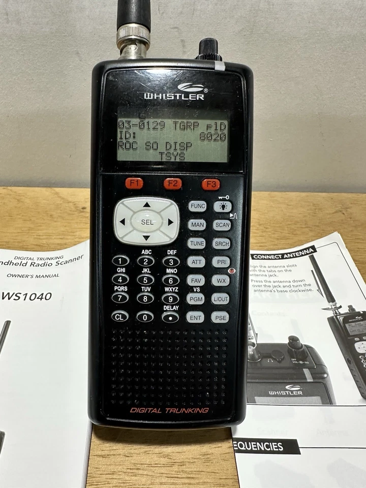 Whisler "Scanner Handheld Radio" Digital Trunking Technology WS1040 Tested - Image 4 of 4