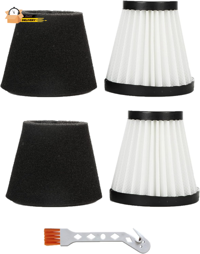 Paquete de 2 Kit de Filtro de Repuesto F117 Compatible con Dirt Devil Scorpion Portátil - Imagen 12 de 12