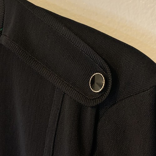 Exclusively Misook Cardigan Jacket Womens XL Epaulettes Old Money Buttons Zip - Picture 4 of 16