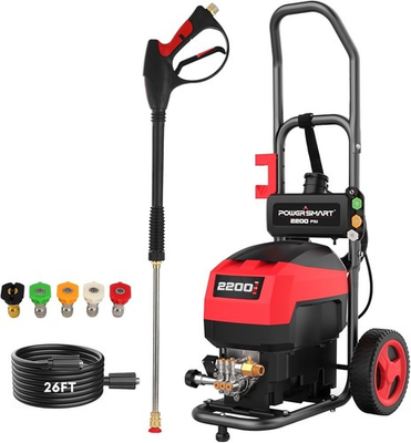 #ad Electric Pressure Washer 1.2 GPM 2200PSI Max 120V Ultra Light Portable Power... $368.48
