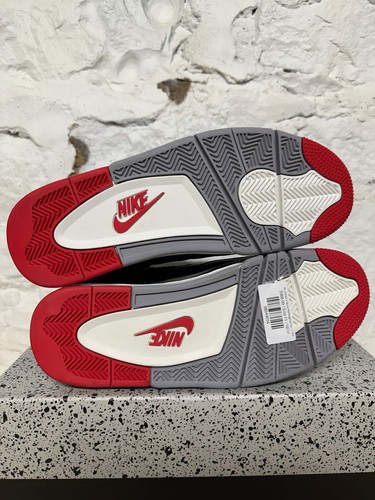 Zapatillas Air Jordan 4 'Bred Reimagined' Para Hombre Talla 11 NUEVAS FV5029-006 - Imagen 6 de 7