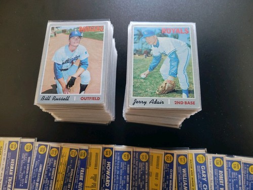 1970 Topps Baseball Loaded Starter Lot - 277 Different - Many Stars | 55 High #s - Bild 1 von 4