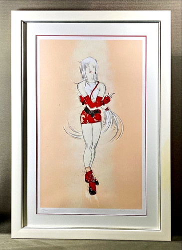 Yoshitaka Amano - Ritsu - Silkscreen collection Artwork Limited 200 - Warranty -