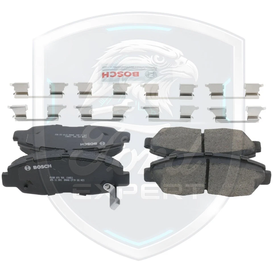 Комплект передних керамических тормозных колодок Bosch от оригинального производителя для Honda Accord, Honda Insight 1998-2014 годов выпуска - Изображение 2 из 4