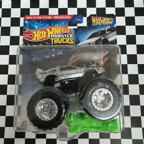 💥 Hotwheels Back To The Future Lot Of 3- Premium - Mainline - Monster Truck 💥 - Picture 3 of 16