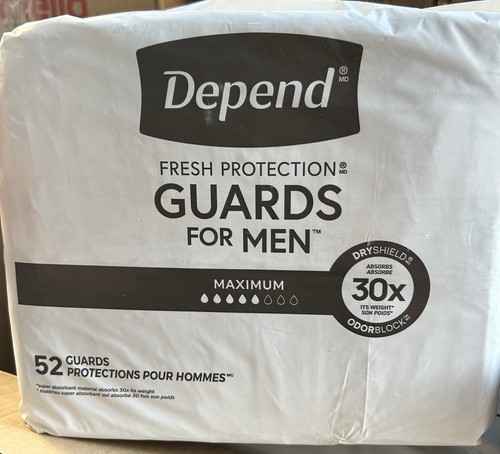 Depend Incontinence Guards/Incontinence Pads for Men/Bladder Control Pads - Picture 9 of 15