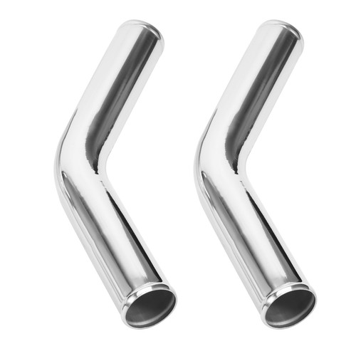 2.5 inch Polished Aluminum Intercooler Pipe Kit + Blue Hose + Clamp Universal - Bild 14 von 21