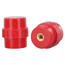 10 rote SM30 Sammelschienen Isolatoren M6 Polyester Abstandshalter für elektris