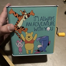 Disney Baby: Kids Preferred "Winnie The Pooh" 6" Metal Jack In The Box w/ Music