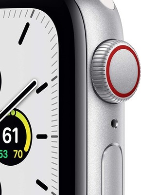 Apple Watch Series 8 GPS + LTE w/ 41MM Silver Aluminum Case & White Sport Band