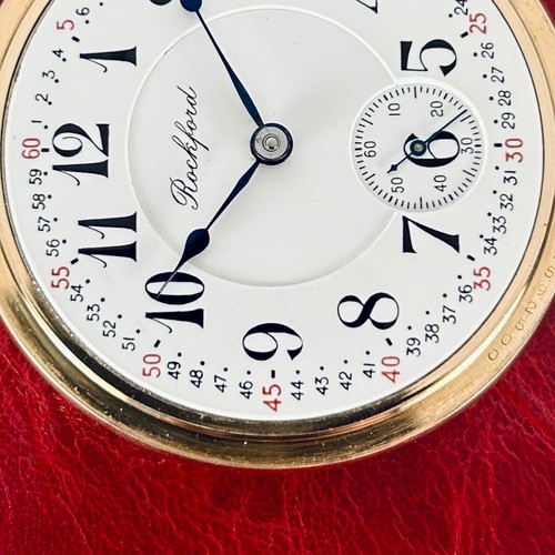 Top Notch 1908 Rockford 18s/21 Model 9 Grade 918 GF Taschenuhr Serviced - Bild 5 von 19