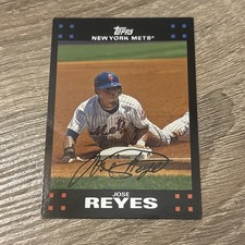 Jose Reyes Baseball Card 2007 Topps - #460 New York Mets Shortstop 