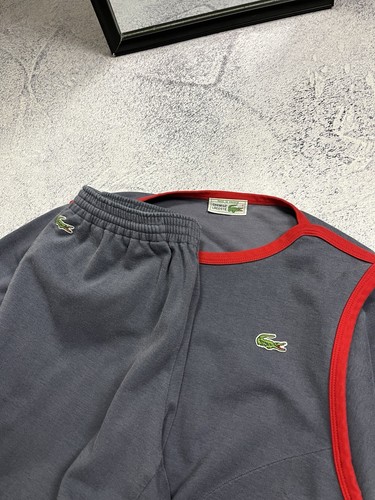 Vintage Chemise Lacoste Tracksuit Made In France Sweatshirt&Pants Hype Y2K Rare - Picture 7 of 23