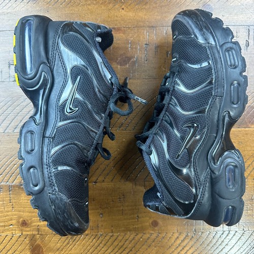 Nike Air Max Plus Zapatos para Niños Pequeños (CD0610-001, Negro/Negro-Negro) Talla 3Y - Imagen 23 de 24