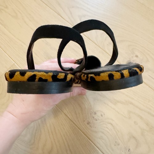 Diane Von Furstenberg Leopard Slingback Flats - Picture 6 of 7