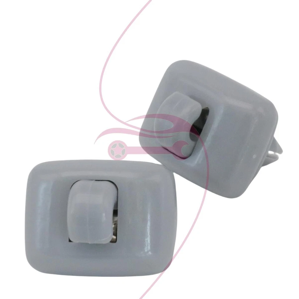 Par de soportes de parasol gris gancho clip colgante apto para Audi A3 S3 A4 S4 A5 S5 Q3 Q5 B6 Foto 3 de 4