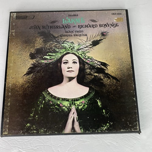 Lake von Leo Delibes 3 LP Set Decca London Sutherland Opera mit Libretto-Import