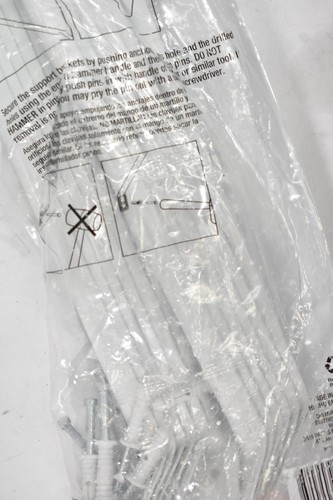 Everbilt 12" Fixed Mount Shelf Support Brackets White 1005862698 12 Pack Set - Picture 5 of 7