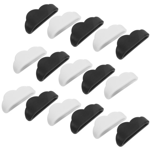 16 Pcs Cloud Wire Fixer Cables Management Holder Self Adhesive Clips - Afbeelding 5 van 12