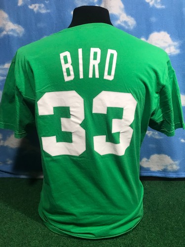 Boston Celtics Shirt T-Shirt L Large Larry Bird 33 grün Mitchell & Ness C3 - Bild 3 von 7