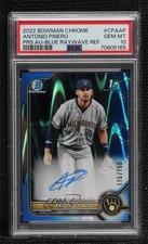 2022 Bowman Chrome Blue RayWave Refractor Antonio Pinero PSA 10 GEM MT Auto 11oq