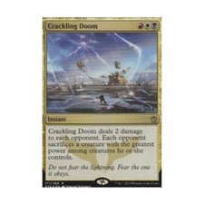 WOTC MtG Prerelease Promos Crackling Doom (P) (Foil) EX