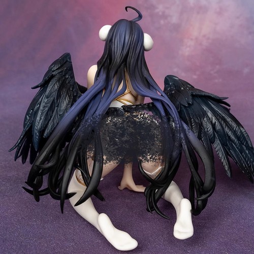 OVERLORD Albedo Figura Adorno de Escritorio Acostado Estatua Colección Cos con Manta - Imagen 7 de 18