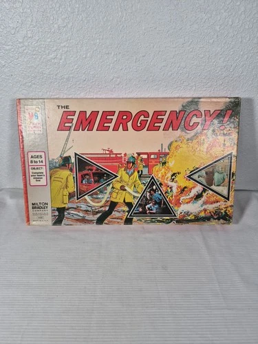 Vtg The Emergency! Board Game 1973 1974 by Milton Bradley - Complete
