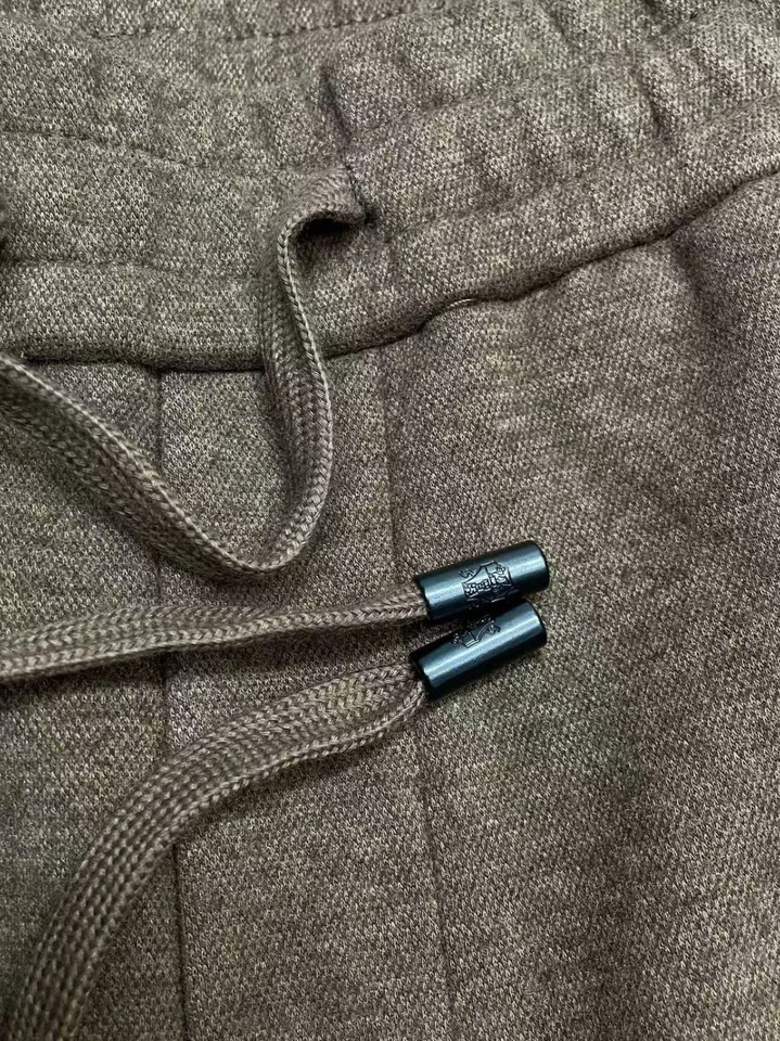 Brunello Cucinelli 男式裤经典常规亚麻透气休闲裤 — 第 3/4 张图片