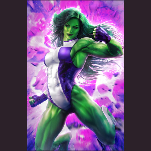 She-Hulk "Smash!" Metal Print - Picture 6 of 8